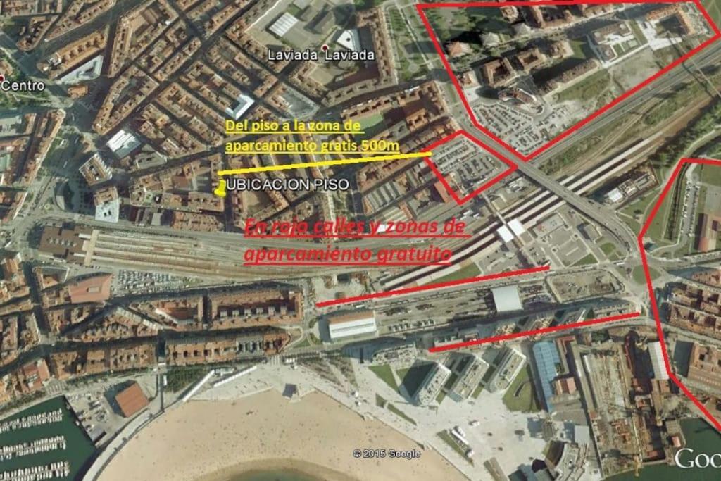 A Un Paso De La Playa, Amplio Apartamento 기욘 외부 사진